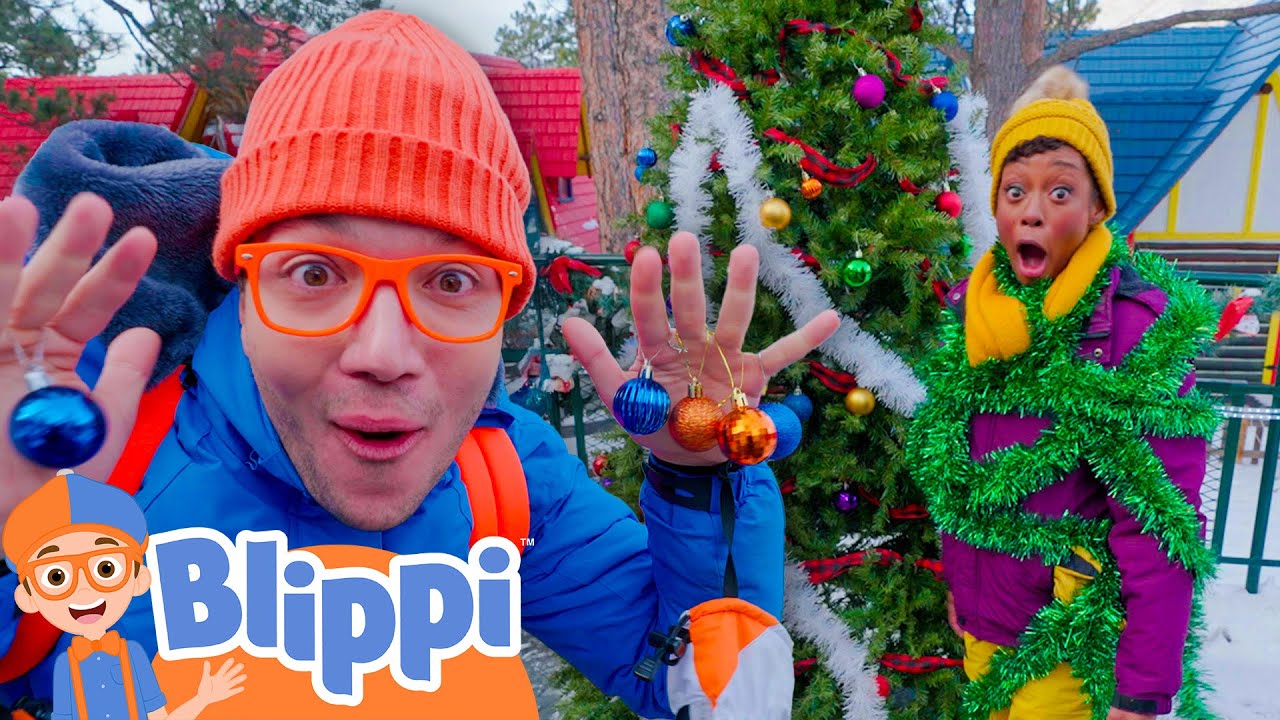Deck The Halls With Us💖🎄 | Blippi Songs 🎶| Educational Songs For Kids img